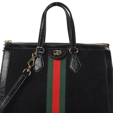 gucci ophidia bag black|gucci black suede ophidia bag.